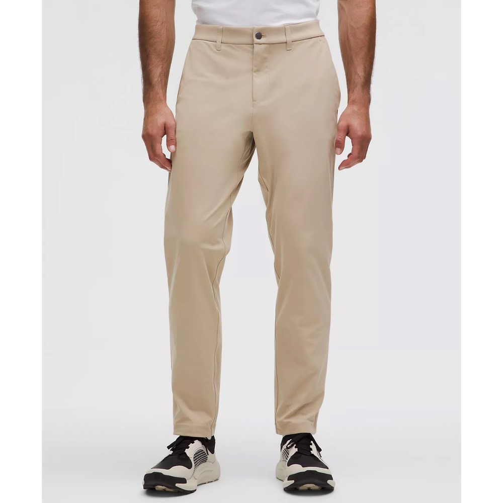 Lululemon ABC Classic-Fit Trouser‎ Warpstreme Khaki Beige 34 34x27 Comfy Travel